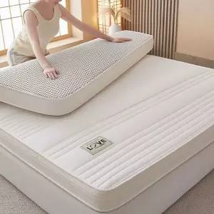 천연 라텍스 매트리스 더블 싱글 패드 쿠션 수면 침대