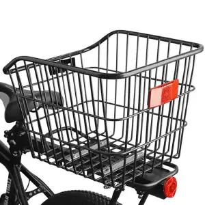 튼튼한 자전거 후면 뒷바구니 짐받이 대용량 장바구니 바스켓