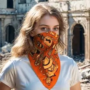 [지앤지] 스타일링 포인트 아이템 카우보이 손수건 스카프 헤어밴드 페이즐리 봄여름가을 머리띠 등산