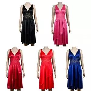 [하프클럽/]공주잠옷 새틴 슬립 원피스