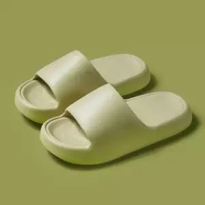 [하프클럽/]말랑이 키높이 여성 그린 슬리퍼