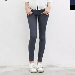 [하프클럽/]V0618103 여성바지 스키니 데님 청바지 코팅