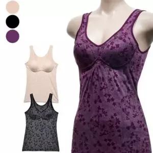 패션] 꽃무늬 나염 몰드 여성 브라런닝 슬립 여성 속바지 여성