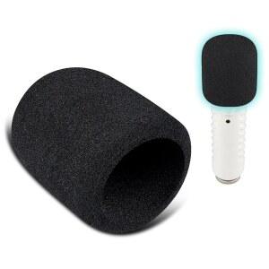 [미국배송] SOULWIT 2PCS 뢰데(로드) 팟캐스터용 팝 필터 보호 마이크 커버 윈드스크린 폼 - 블랙