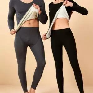 심리스 이너웨어 보온내의 상의 하의 세트 빅사이즈 따뜻한 겨울 방한 발열 내의 내복