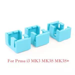 Prusa i3 MK3 MK3S MK3S  Voron 3D 프린터 압출기 히트 블록 깍지 실리콘 양말 V6 핫엔드 보호대 커버 3 개
