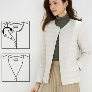 6컬러 여성용 오리털 경량 패딩 겨울 이너패딩 간절기