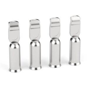 [미국배송] 사운드액처 175A 앤더슨 배터리 퀵 커넥트 커넥터용 4개의 PCS 교체 단자 핀 헤비 듀티 크림프 단자 1/0 ~ 2 AWG 케이블과 호환 가능