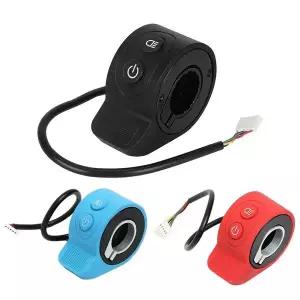 전기 스쿠터 핑거 스로틀 가속기 속도 컨트롤러 헤드라이트 스위치 단추 포함 HX X6 X7 스쿠터 액세서리