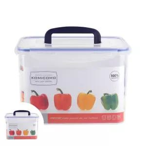 김치용기 코미코모 손잡이 직사각 밀폐 용기 6.2L