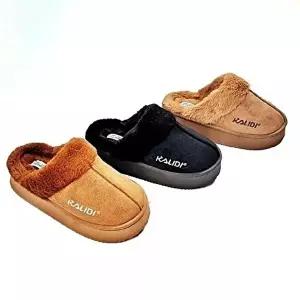 [엄지척]하이 스웨이드 고급 통굽슬리퍼 트렌드 퍼슬리퍼 겨울