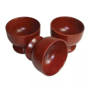 고품질 작은탕기 전통작은탕기 물푸레 제사원목소품 1개 원목제기 (WFKDJHG)