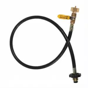 국산 신바람 LPG 부속호스세트 1m 가스통 충전호스 양호스 연결 커넥터 에어배출 레버