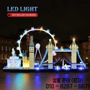 LYBMTWF LED 조명 세트 21034 건축 런던 영국 DIY 장난감  벽돌 전용 (모델 제외)