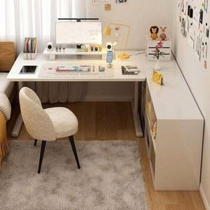 6칸 코너 코너테이블 모서리책상 공간활용 와이드 기억자책상 사무실책상 ㄱ자형책상 원룸