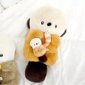 고품질 해달남매 인형 M(쿠키) 인형장난감 인형완구 완구인형 (WFKDRYZ)