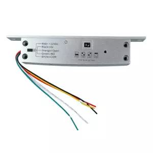 DC 12V 5선 전기 볼트 잠금 장치 좁은 데드볼트 드롭 볼트 도어 잠금 장치 시간 지연 LED 디스플레이 포함