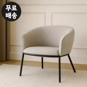 [벤티스가구]이노 패브릭 라운지 1인용 의자 카페 거실 인테리어 의자 테이블 편한 까페 체어 그레이