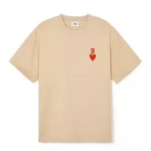 MLB 하트 스몰로고 오버핏 반팔 티셔츠 OO 3ATSH0143 43BGL