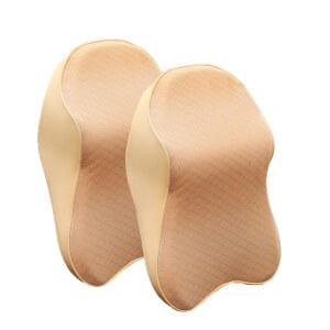 차박 자동차 목받침 운전석 후면 오렌지 캠핑 고탄성 받침 호환 운전석등받이 퀄팅