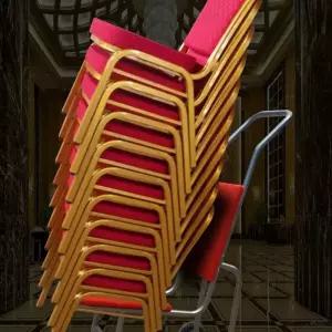 행사용 의자 끌차 의자바퀴 핸드카 예식장 25mm 운반