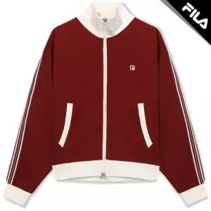 [매장판] 휠라 1911 여성 니트트랙 집업 자켓 FS261FT01F005(626) 레드_신