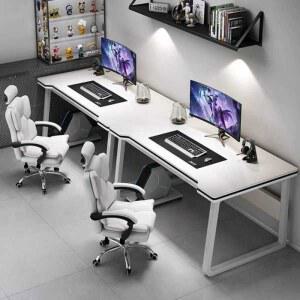 2인용 게이밍 책상 커플 2000 선반 240CM 긴테이블 프레임 서재 데스크 피시방