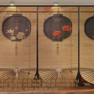 대나무커튼 대나무발 가리개 가림막 창문