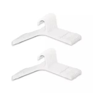 백화점 매장 옷장 모던 화이트 논슬립 옷걸이 20p정장 정리 아이디어 넌옷 니트 고급 행거