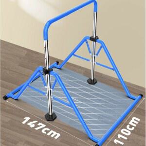 접이식 철봉 그네봉포함 카페 그네 블루 풀업바 놀이기구 높이 패드 01.