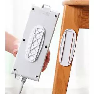 무타공 슬라이드 멀티탭 리모컨 거치대 리모콘 정리함