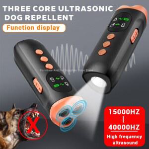 새로운 휴대용 야외용 초음파 반려견 방지 고출력 고양이 손전등 퇴치기 짖음