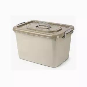 파스텔컬러 플라스틱 리빙박스 중형 42L보관함 주방정리함 냉장고 소품 다용도수납함 바구니 수납함