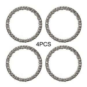 호환 4Pcs 40mm 자전거 헤드셋 공 갇힌 볼 베어링 레이스 사이클링 세트 수리 액세서리