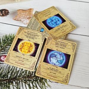 1박스 카르마 오라클 타로 카드 장난감 가족 파티 레저 테이블 게임 플레이 운세 예언 점술