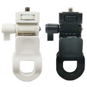 ThTRht 2팩 모니터 카메라 마운트 클램프 클립 화면 LCD 디스플레이 상단 채우기 라이트 플래시 홀더 웹캠 스탠드, 휴대폰 삼각대 태블릿 비디오 라이브 스트림용 1/4 나사 유니버설 커넥터 포함