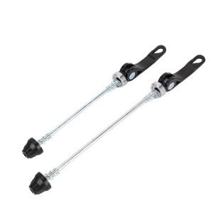 호환 1쌍 철 + 알루미늄 합금 퀵 릴리즈 스큐어 설치가 쉬운 앞뒤 세트 자전거 26인치 휠