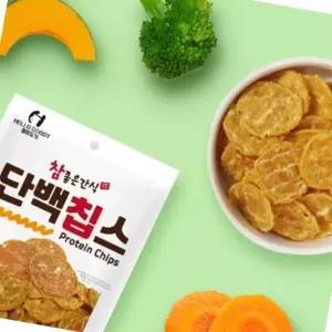 단백질 스낵 닭고기 샐러리칩 크런치 100g 건강 간식 외출용 훈련보상