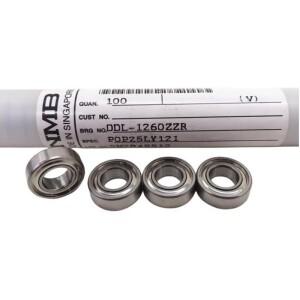 호환 NMB 스테인리스 스틸 베어링 DDL-1260ZZ  정밀 미니어처 볼 6x12x4mm