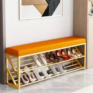 아파트 벤치 좁은 수납 체크 북유럽 원목 의자 현관