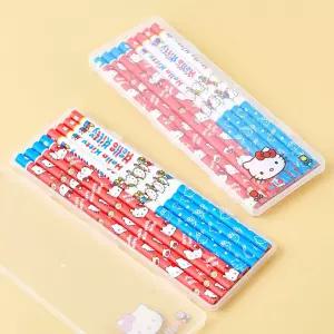 산리오 헬로키티 8본 연필 케이스세트-12EA어린이학용품 초등학생 캐릭터 필기구 문구 아동
