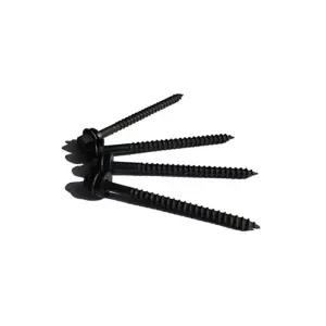 (U)금속기와 외날피스 흑색 12X100 1봉(100) 88387와나사 와나사 체결 체결못 나사못 와피스