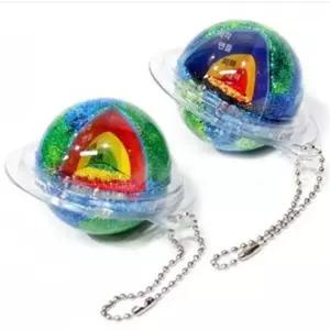 (SA) SA 지구내부 구조모형 열쇠고리(캡슐형 10인용)만들기재료 만들기키트 과학 만들기 엄마랑아빠랑놀이