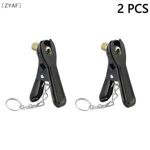 호환 ZYAF 2개 타이어 인플레이터 노즐 자전거 펌프 다용도 커넥터 헤드 어댑터 변환기