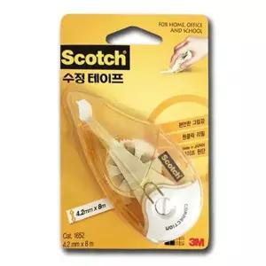 3M 수정테이프디스펜서 1652D 10개입 화이트 문구용 팬시용 도구 학생 볼펜