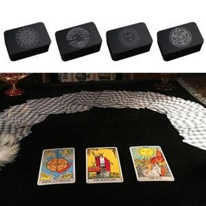 금속 게임 카드 상자 타로 컨테이너 보관 케이스 포장 포커 재생 빈 사탕