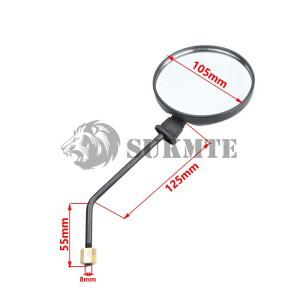 호환 Citycoco Harley용 전기 스쿠터  오토바이 자전거 백미러  8mm