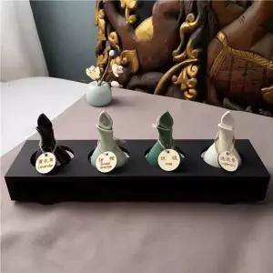 도자기 오일병 공병 태국마사지 아로마 에스테틱 스파 세트