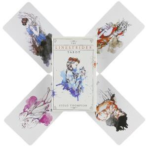 Linestrider 타로 카드 A 78 덱 오라클 영어 비전 점술 에디션, Borad 게임