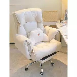 방송용 의자 회전의자 사무실 패브릭 메모리 핑크 발